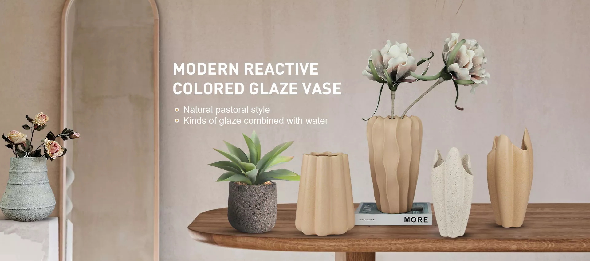 Pandekorasyon ceramic vase