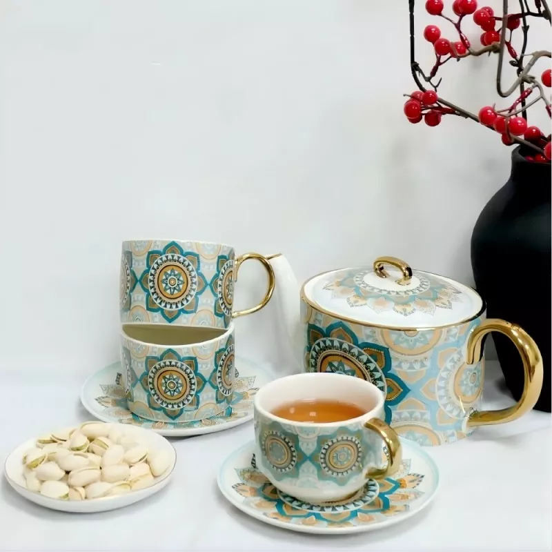 Bohemian style coffee ware