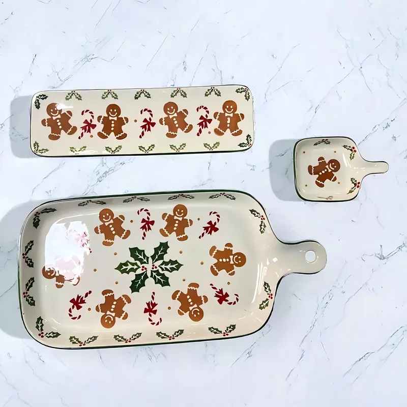 Pasko Gingerbread Man Ceramic Baking Tray Pasko Gingerbread Man Ceramic Baking Tray