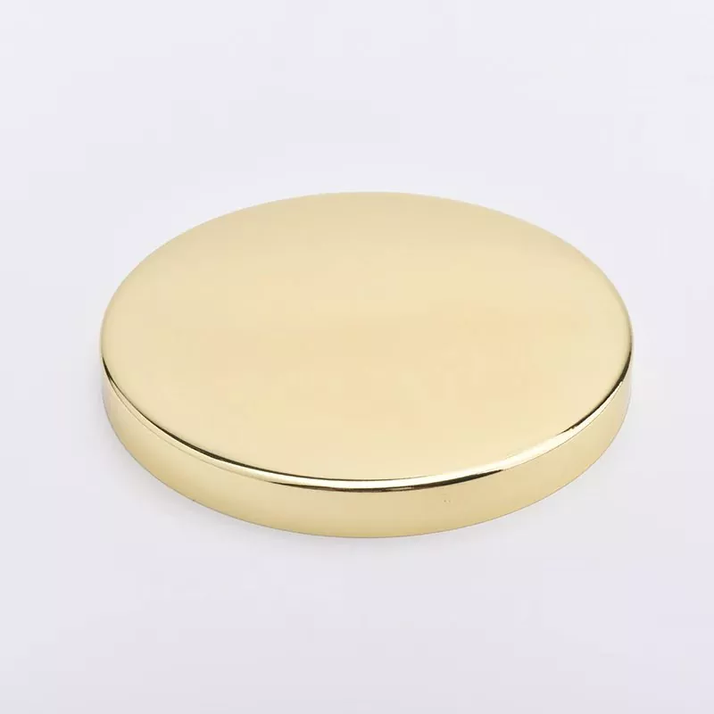 Electroplated metal sealing cap