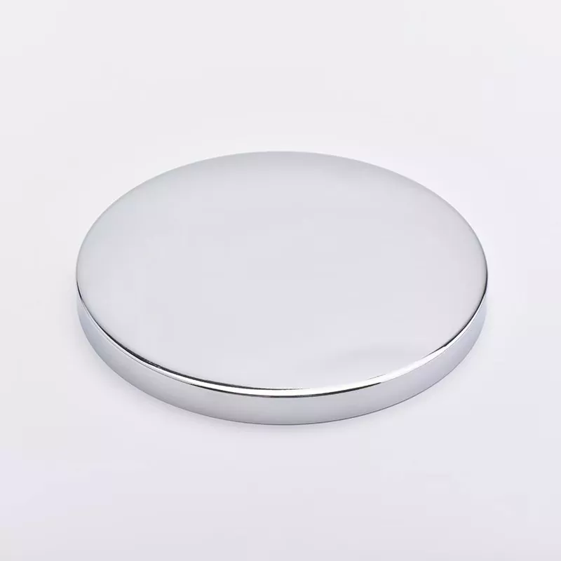 Electroplated metal sealing cap