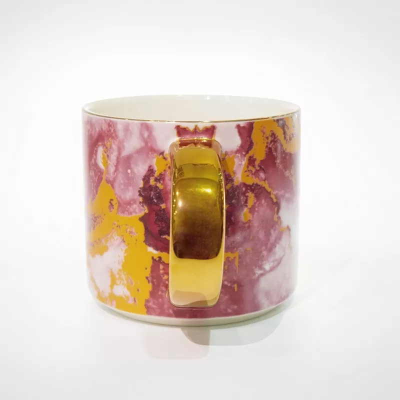Elegant Marble Pattern Ceramic Mug