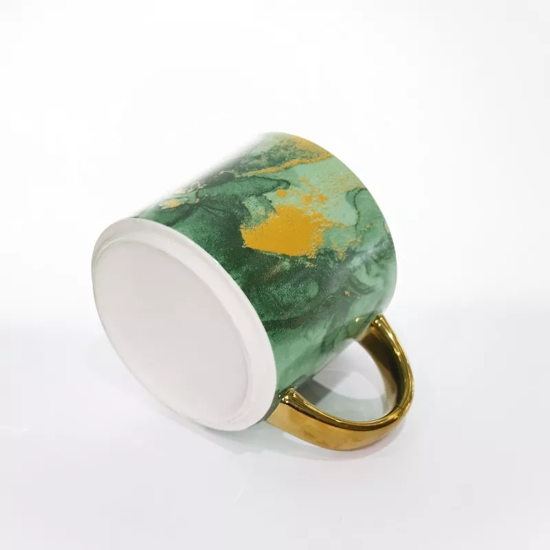 Elegant Marble Pattern Ceramic Mug