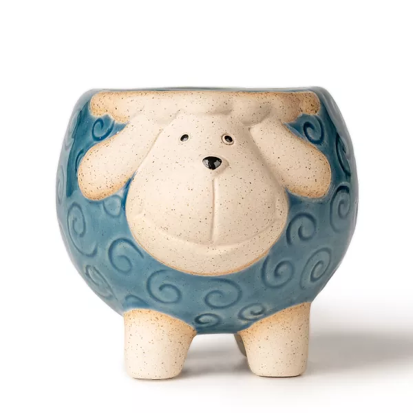 Ang may hawak na ceramic na may hawak na kandila