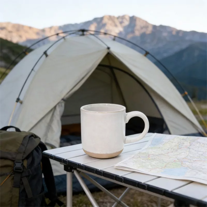 Simple Modern Ceramic Travel White Mug